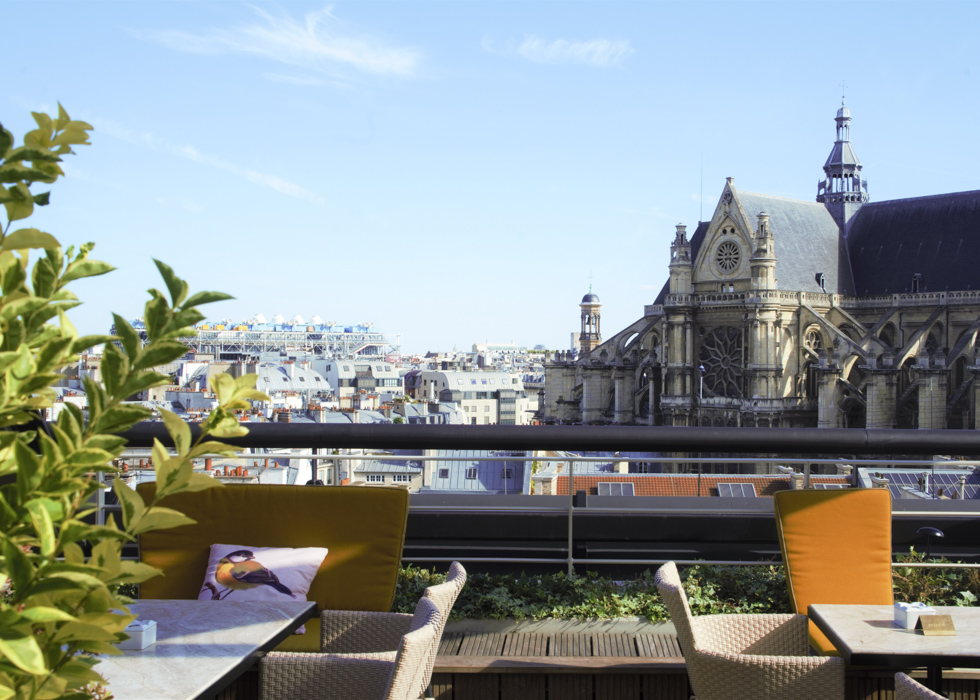 ROOF of Hôtel Madame Rêve O'Bon Paris Easy to be Parisian